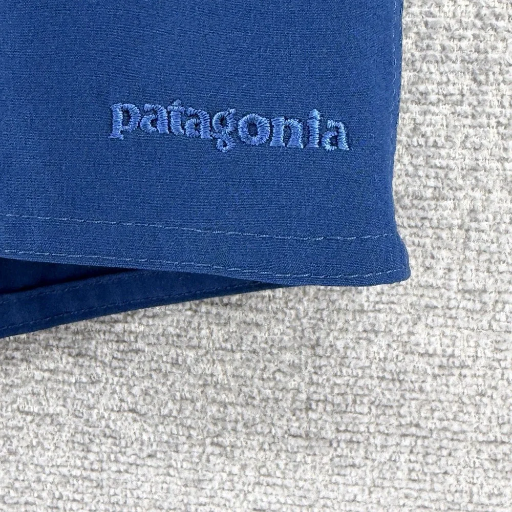 Patagonia Board Shorts Women Size 0 Blue Drawstrings Summer